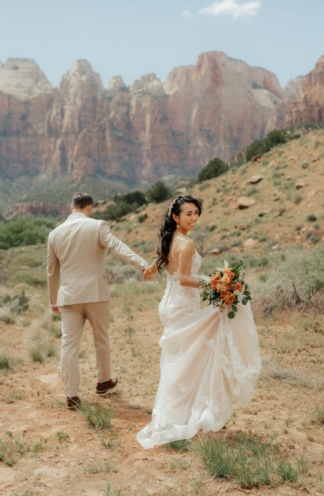 Luxury Zion Wedding- Zion Wedding and Elopement Photographer