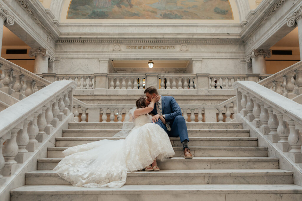 Utah State Capital Photoshoot- Utah State Capital Wedding Photos- Utah wedding photographer 