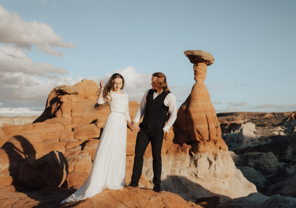 Boho Desert Elopement- Lake Powell Elopement Photographer- Amangiri Wedding Photographer