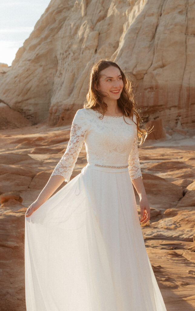 Boho Desert Elopement- Lake Powell Elopement Photographer- Amangiri Wedding Photographer