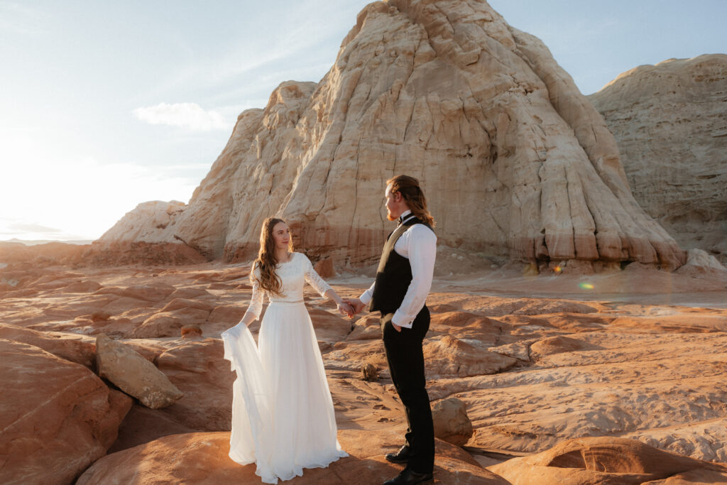 Boho Desert Elopement- Lake Powell Elopement Photographer- Amangiri Wedding Photographer