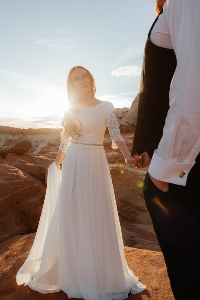 Boho Desert Elopement- Lake Powell Elopement Photographer- Amangiri Wedding Photographer