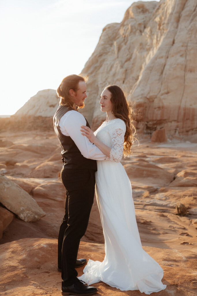 Boho Desert Elopement- Lake Powell Elopement Photographer- Amangiri Wedding Photographer