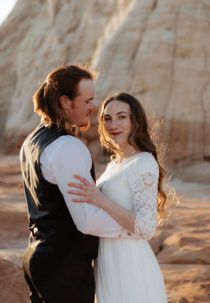 Boho Desert Elopement- Lake Powell Elopement Photographer- Amangiri Wedding Photographer