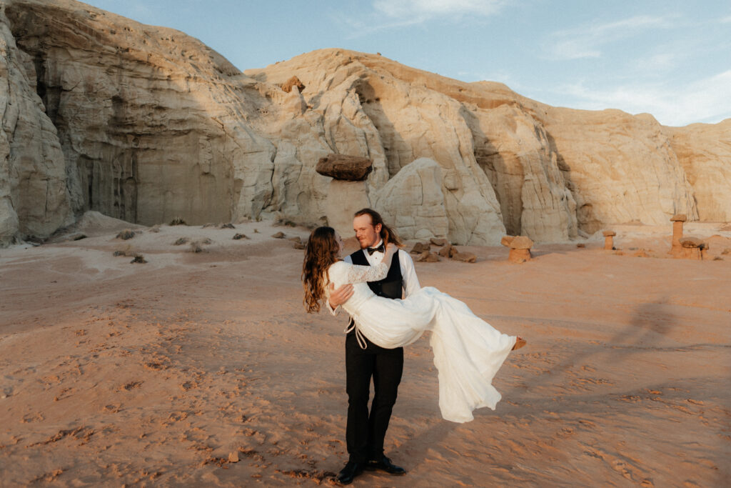 Boho Desert Elopement- Lake Powell Elopement Photographer- Amangiri Wedding Photographer