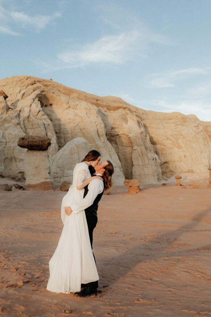 Boho Desert Elopement- Lake Powell Elopement Photographer- Amangiri Wedding Photographer