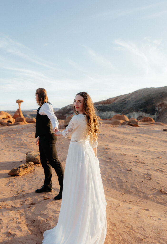 Boho Desert Elopement- Lake Powell Elopement Photographer- Amangiri Wedding Photographer