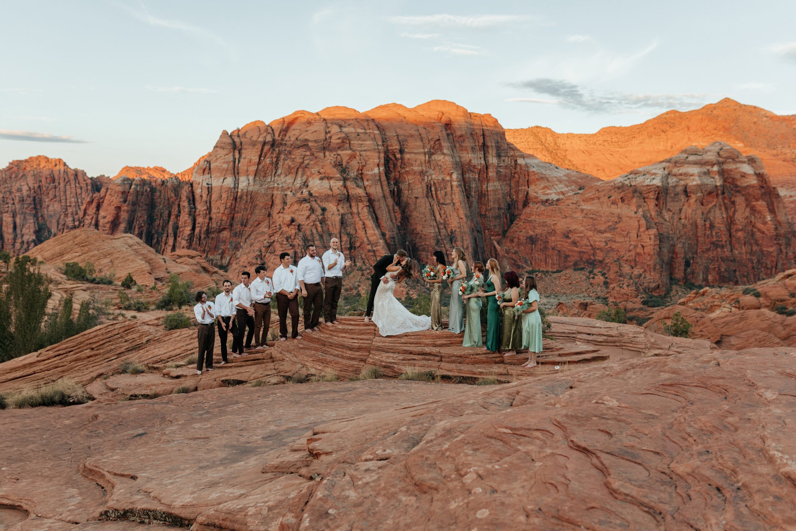 snow canyon elopement